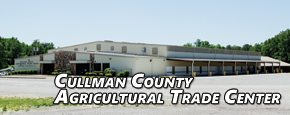 Cullman County Agricultural Trade Center view from driveway on Highway 31